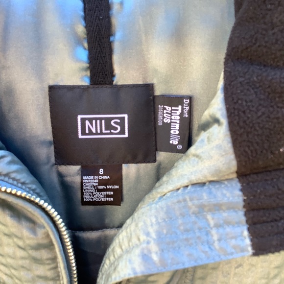 EUC Nils belted ski jacket. Size 8 - Picture 4 of 8